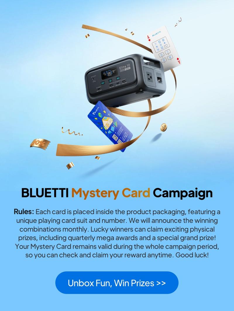 BLUETTI Elite 10 Portable Power Station 128Wh, 3.8 lbs Palm-Sized, Airline-Approved for Travel, Camping & Emergencies