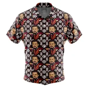 Django Unchained Hawaiian Shirt Men Women Movie Character Print Beach Shirt Summer Spring Casual Streetwear Festival Loose Fit Cool Fan Merch Button Up Vacation Travel Funny Meme Shirt