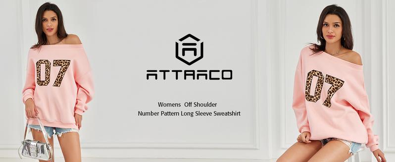 Womens Off shoulder Long Sleeve Sweatshirt Oversized Number Pattern Fleece lined Pullover Top Fallfreshness Casual Football