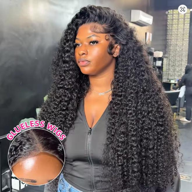 Bling Hair TikTokShopBlackFriday 180 Density Wear And Go Deep Wave Glueless Wig Human Hair 5x5 13x6 Hd Frontal Curly Lace Front Wigs On Clearance Sale For Women