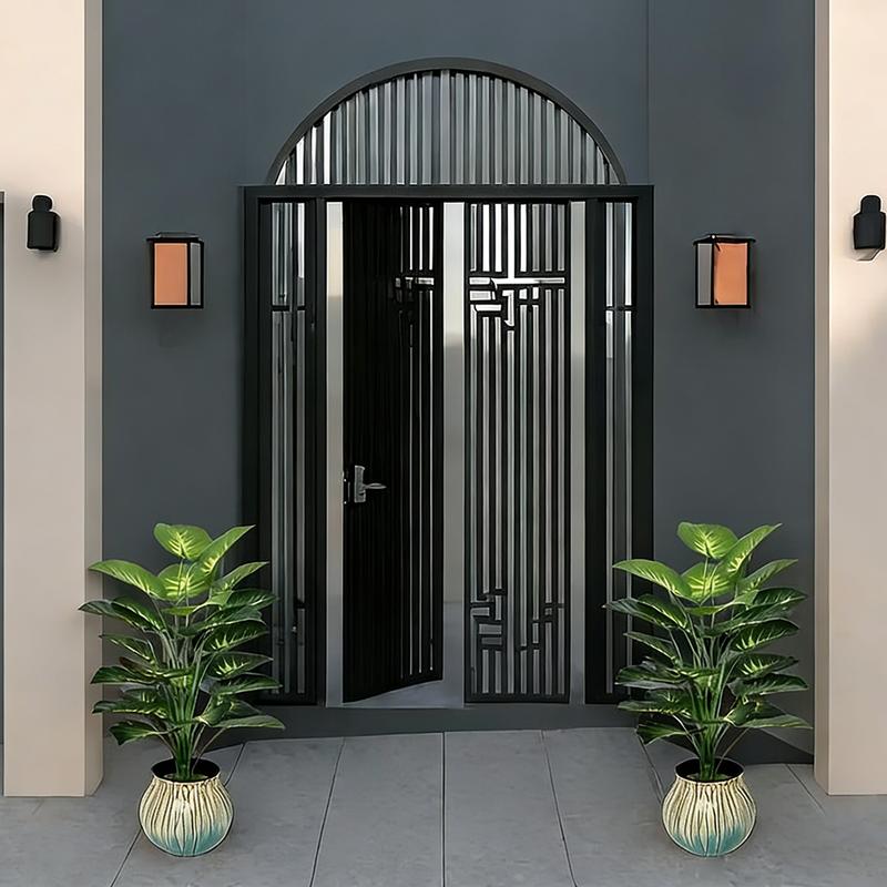 33.5in Artificial Tropical Leaf Plant – 24 Realistic Leaves, DIY Fake Greenery without Pot, Indoor Floor Plant for Home Office Garden Decor, 1 Count