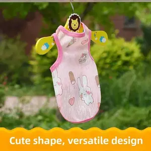 Breathable and cool vest for small dogs and cats.