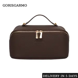 Travel Makeup Bag,Large Capacity Cosmetic Bags for Women,Waterproof Portable Pouch Open Flat Toiletry Bag Makeup Bag