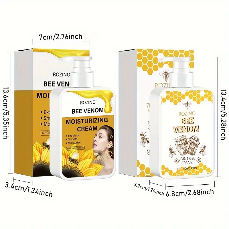 ROZINO Body Care Set - Moisturizing Cream, Face & Neck Cream