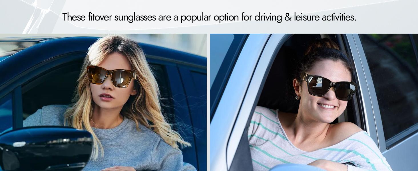 Meeloog Fit Over Sunglasses for Women Polarized Stylish Cateye Shades Go Over Glass Women for Driving Large ST0065 Meeloog Fit Over Sunglasses for Women Polarized Stylish Cateye Shades Go Over Glass Women for Driving Large ST0065