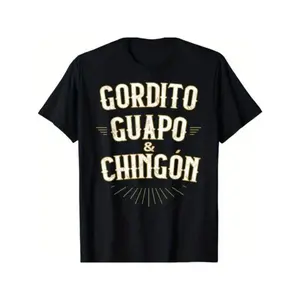 Summer t Shirts Chubby, Handsome and Awesome - Funny Mexican T-Shirt