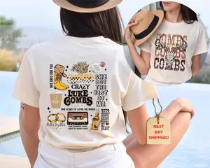 Combs Bullhead Two Side Print Shirt, Country Music Fan Tee, Western Cowboy Graphic Shirt, Cowgirl Style Shirt, Concert Outfit
