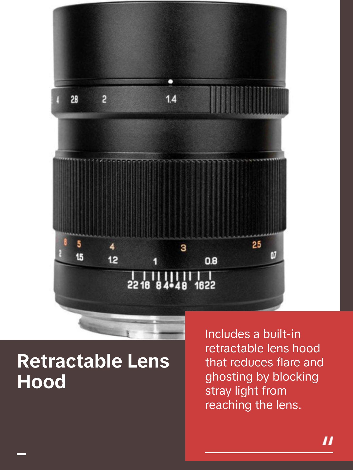 Mitakon Zhongyi  Speedmaster 65mm f/1.4 Lens for Fujifilm G