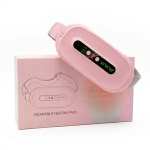 [Mid Year Sale]2026 New Portable Cordless Heating Pad for Period Cramps - Fast-Heat Electric Belly Wrap with 3 Heat Settings, 3 Massage Modes, Women's Menstrual Pain Relief Warmer Party Gift