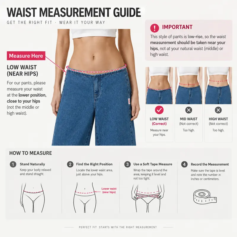 Pwest NYC Low-Rise Wide-Leg Jeans — Adjustable Drawstring Waistband/Hem, Relaxed Straight Cut, Decade Jeans, Super Low Rise, Soft Daily Wear-Spring Summer Bottom Trouser,back to school,back to school haul
