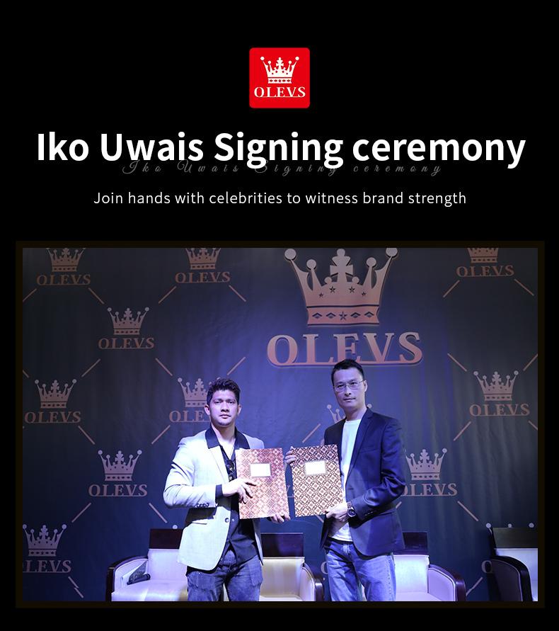 Genuine high-grade hollow design multi-function dial men's watch OLEVS brand flagship new trend luminous waterproof automatic mechanical watch 6701