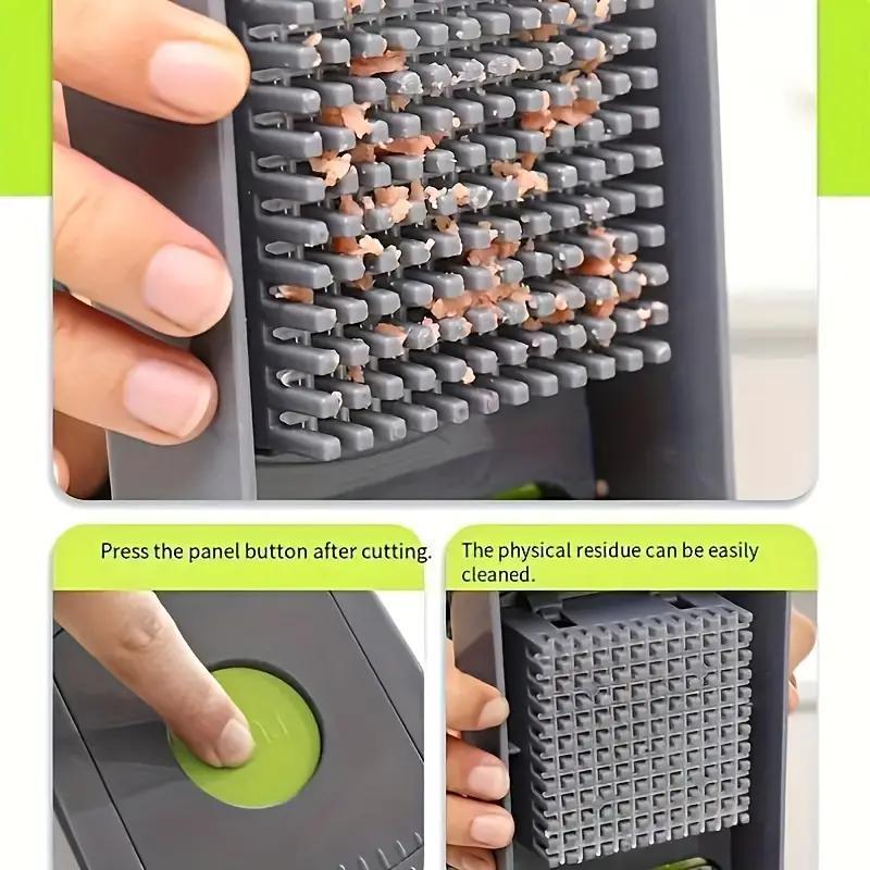 14 in 1 Multifunctional Vegetable Chopper, Durable Vegetable Slicer, Garlic Chopper, Onion Potato Grater, Vegetable Cutting Machine, Kitchen Accessories, Kitchen Gadget