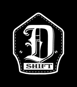 D-Shift Badge Helmet Shield Sticker Set - 2.5" & 3" Firefighter Decals for Helmets Lockers and Decor
