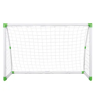 6' x 4' Soccer Goal Training Set with Net Buckles Ground Nail Football Sports