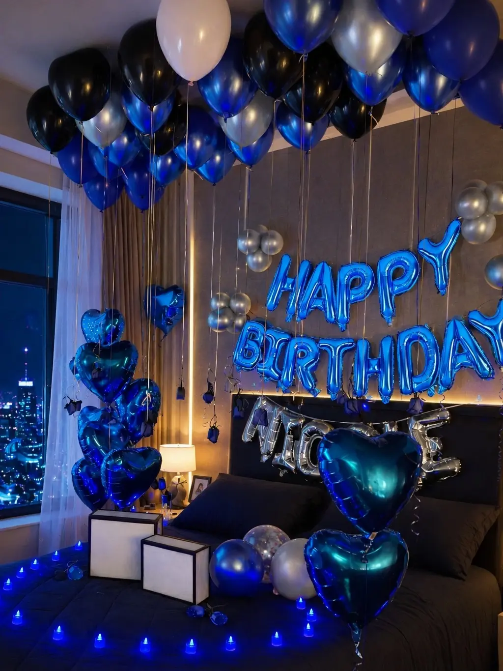 Birthday Party Balloon Decor Kit - Easy-to-Assemble Home Festive Supplies, Turn Any Room Into a Surprise in Minutes