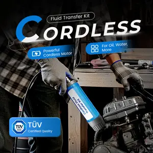 High-Power Oil & Water Pump Set 100W Motor 3.8cm Diameter 5m Head Pressure Cordless Lithium Battery 4-5 Hours Runtime Multi-Functional for Automotive Marine Agricultural Household