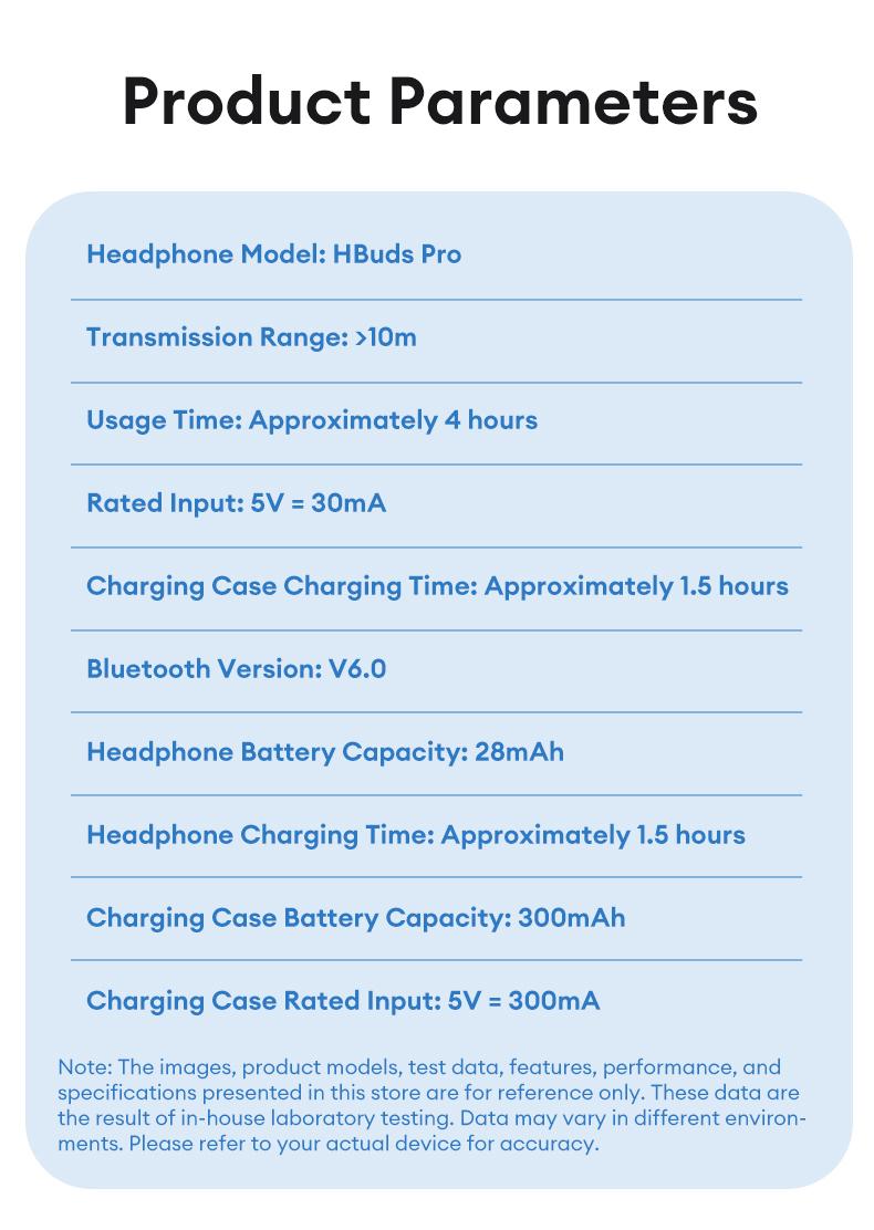 PAXA Hbuds pro  Bluetooth Heart Rate Earphones, supporting heart rate and blood oxygen detection, equipped with optical in ear detection, IPX5 waterproof and sweat proof, very suitable for outdoor sports