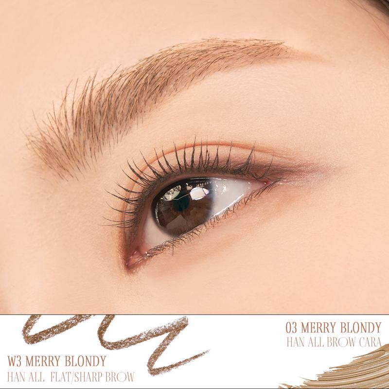 [rom&nd Official Shop] rom&nd Han All Brow Cara 9g, Tinted Eyebrow Mascara, Long Lasting, Eyebrow Fixing,Matte, Beige