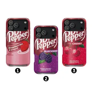 Dr Pepper Phone Cases Cover Compatible with iPhone X, 11, 12, 13, 14, 15, 16, 17 Plus Pro Promax & SS Galaxy S21-25 Series
