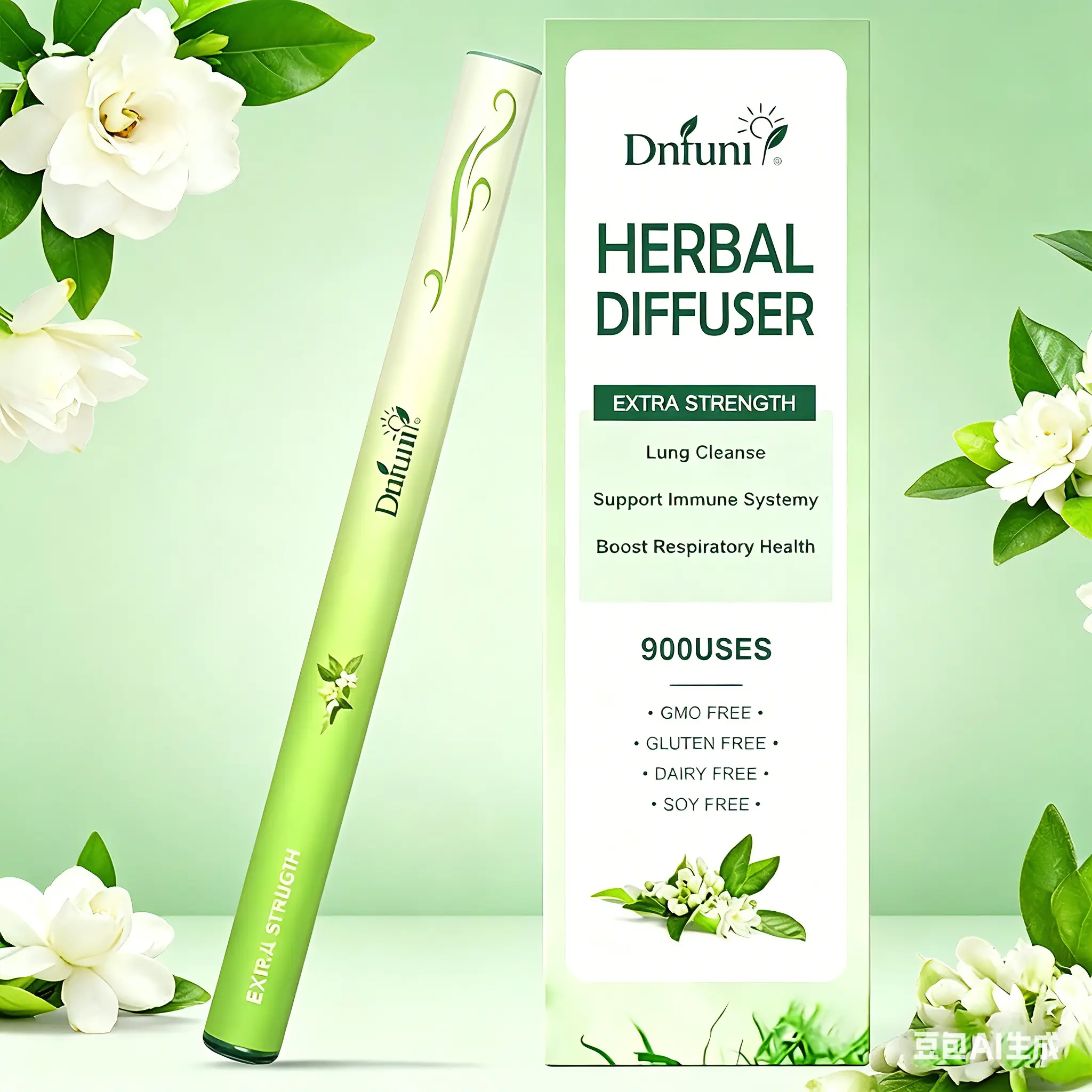 2026 Upgraded Multi-Scent Aroma Bag – 2 Scents: Herb Mullein Mint & Strawberry, Portable Long-Lasting Natural Scent