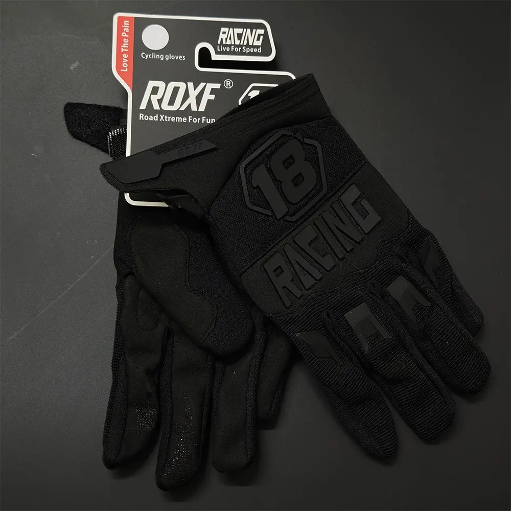 ROXF 18 cycling gloves, Riding gear, Racing for off-road mountain events, wild riding sports, multiple colors for men and women, breathable and non slip multi-functional gloves for all seasons, touch screen for daily commuting