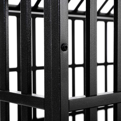 Extra Large Dog Crate Villa for Large Breeds, Indoor Dog House with Toilet Separation, Heavy-Duty Kennel for Golden Retrievers & Labradors