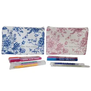 Blue Nova Artistry Glitter Pens & Acrylic Marker Glam Bundle for Vibrant Coloring Pages with Bold Definition and Dazzling Sparkle