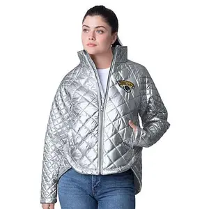 Football Fan Shop Officially Licensed NFL 4Her Team Mascot Metallic Jacket by Glll - Jaguars