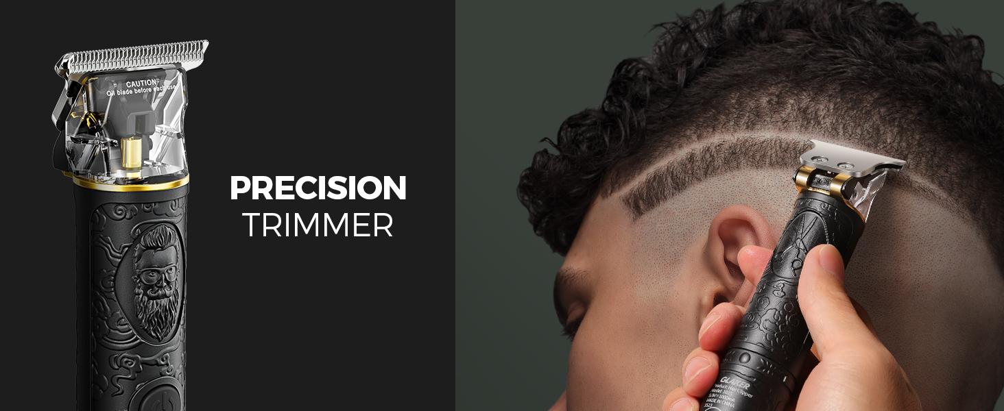 GLAKER Cordless Hair Clipper Kit – Hair Trimmer for Men, Sharp Blades, LED Display, 15 Guide Combs, Travel Case, and Storage Comfort - 6026 GLAKER Cordless Hair Clipper Kit – Hair Trimmer for Men, Sharp Blades, LED Display, 15 Guide Combs, Travel Case, and Storage Comfort - 6026