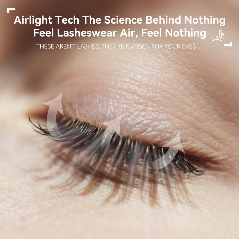 Vivid | AiryCute Stunning Everyday Manga Inspiration | Elevate your Gaze | Luxury Manga Effect | Feather-Light, Waterproof, Long-Lasting Lashes | Fashion Wet Look | Beginner-Friendly DIY Lashes, Voluminous, Salon Quality | Lightweight and Comfortable