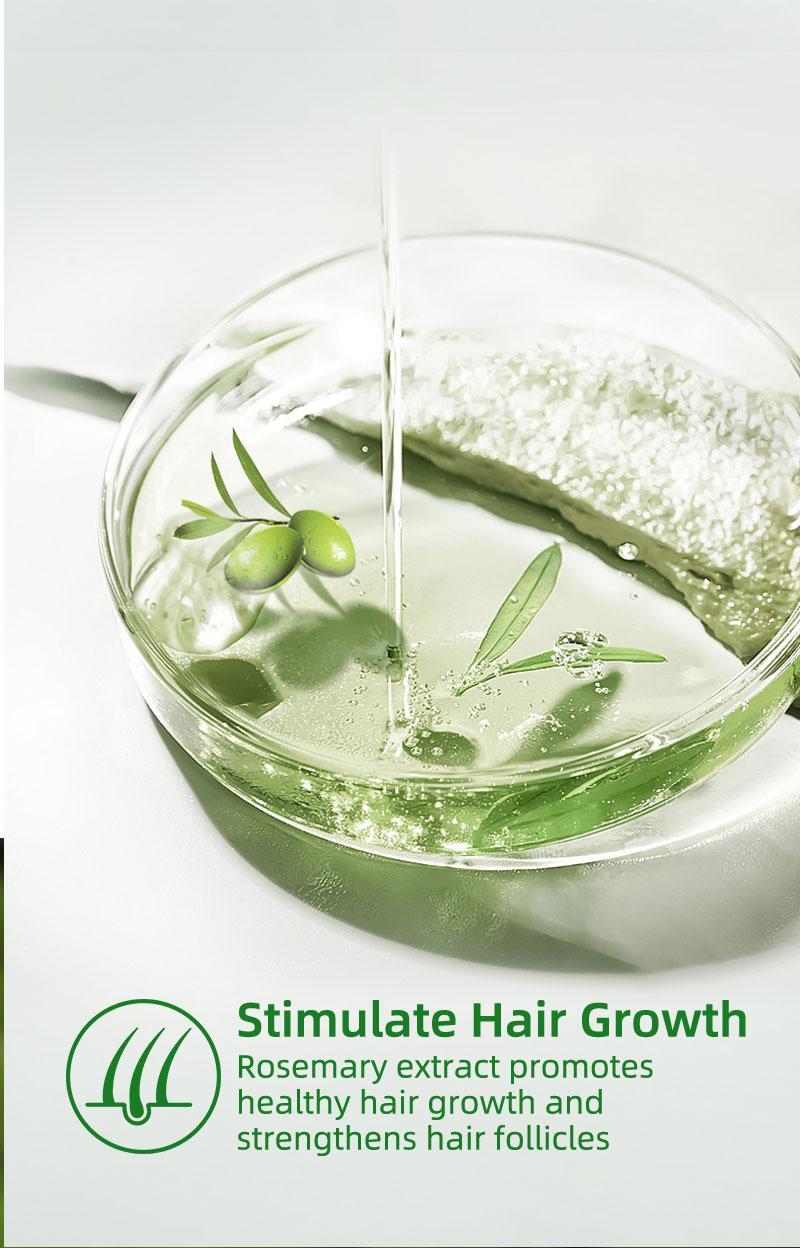 Tgideas Rosemary Shampoo - BoostHair Growth, Control Oil& Dandruff,Soothe Scalp Iritation & RestoreShine Hydrolyzed Keratin