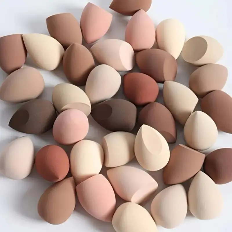 6/12 pcs bling hair gifts — BEAKEY beauty water-absorbing sponge, latex-free beauty sponge for blending and liquid foundation
