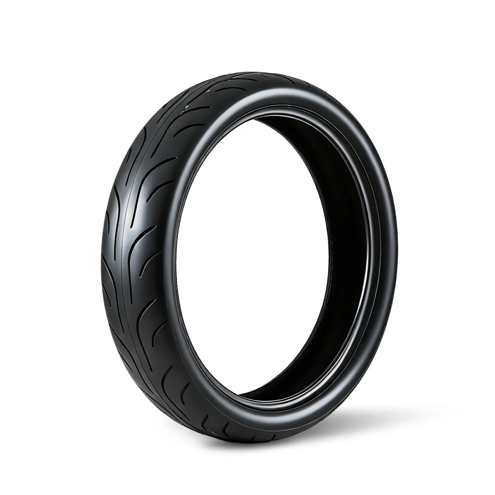 New Upgraded 1pc 120/70-17 Front Motorcycle Tire 120/70-17, Tubeless 4PR 58S, Street Tire, Black Wall, High Performance for Sport Touring, Enhanced Grip, Long Wear, Fits 17" Rims