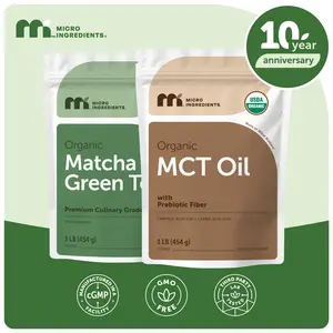 Matcha Tea Lover Bundle: Matcha Green Tea Powder 1lb & MCT Oil Powder 1lb