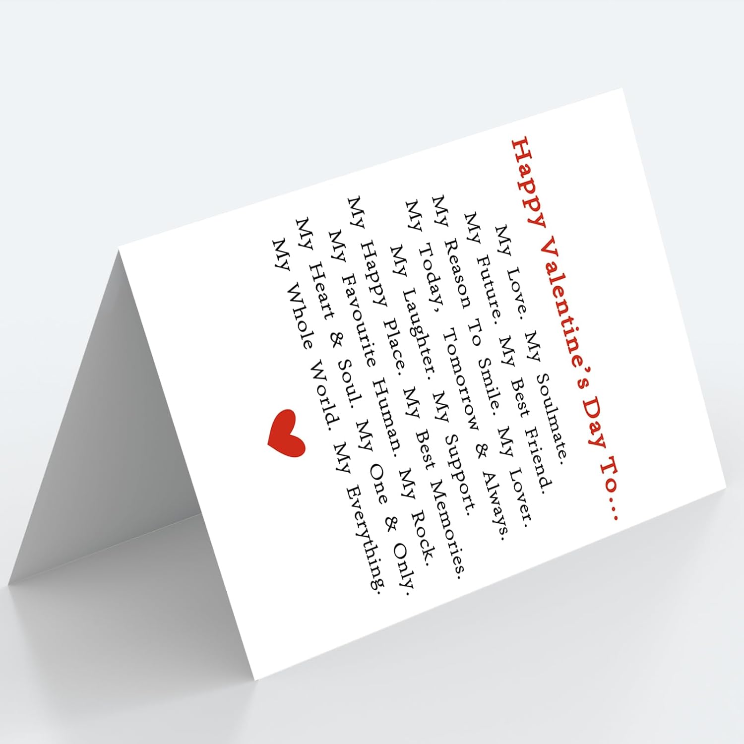 Valentine's  Day Gift New Year 2025 Card for Men – Funny Xmas Card for Boyfriend, Husband, or Him, Hilarious Holiday Gift