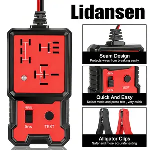 Car Automotive Circuit Tester Portable Battery Diagnostic Checker Tool Professional Car Relay Tester for Easy Troubleshooting and Accurate Readings