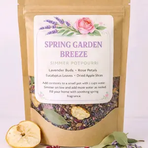 Spring Garden Breeze Simmer Potpourri | Floral Stove Top Potpourri | Spring Home Fragrance | Easter Decor