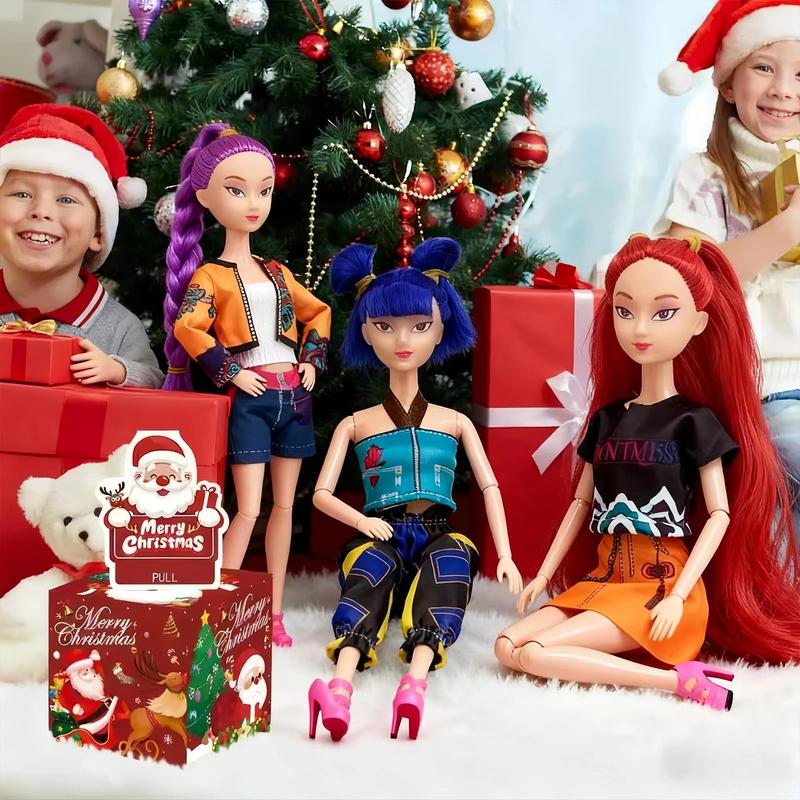 【New Year Gift】Kpop Dolls Music-Playing Demon Slayer Figure - 11.5 Inch 12-Joint Solid Body Real Version with Theme Song Sound Effect, Perfect Gift for Collectors