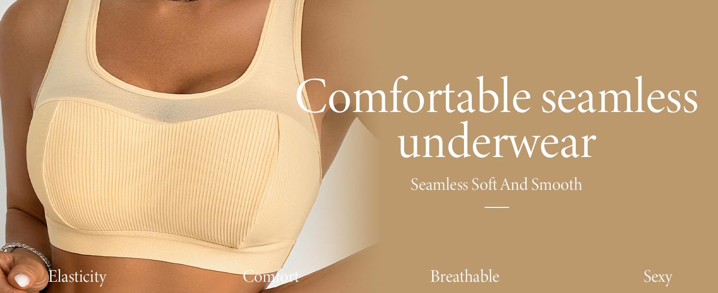 Push Up Bra No Cup No Wire Comfortable Breathable Everyday yoga Women's Wear Womenswear Fit Side Buckle Sports