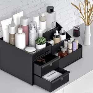 This multi-layer organizer is perfect for men. It stores deodorant, shaving cream, perfume