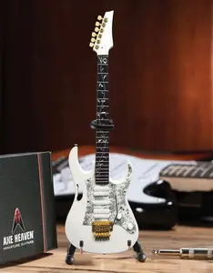 Steve Vai - Axe Heaven Steve Vai Signature White JEM Mini Guitar Replica Collectible SV-130  [Collectible Figurine/Statue/Bust] Collectible