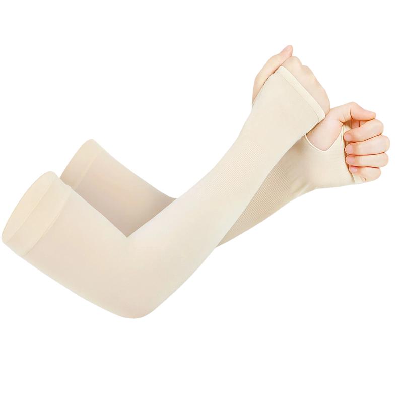JointlyCreating Sun Protection 30cm Length Ice Silk Arm Sleeves High Elasticity Cooling Cuffs For Outdoor Sports Cycling Fitness Beach Holiday Daily Wear Designed For Women / Women’s