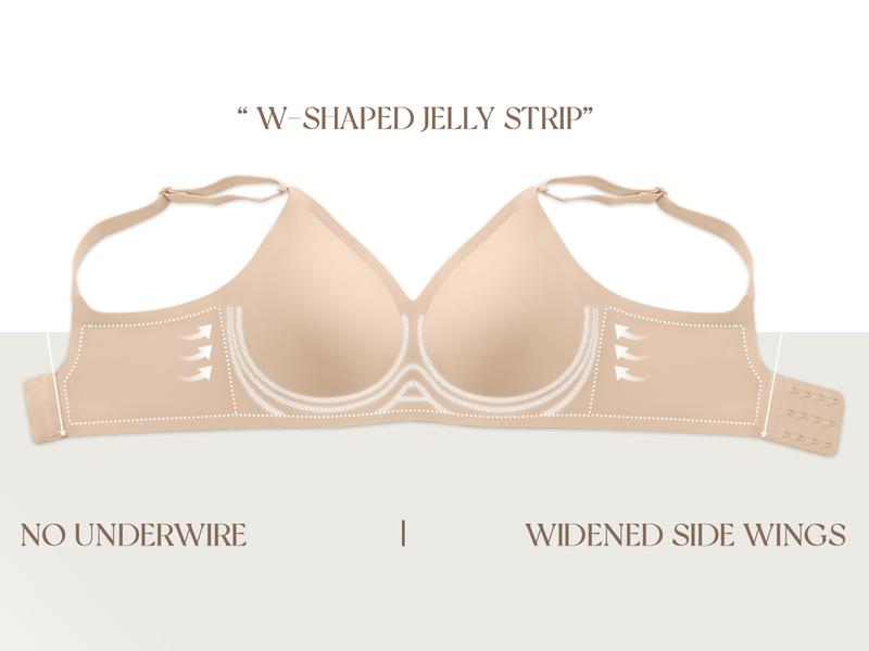 OEAK Seamless Women's Bra with Soft Support , Wireless and Full Coverage Available in Regular and Plus Sizes