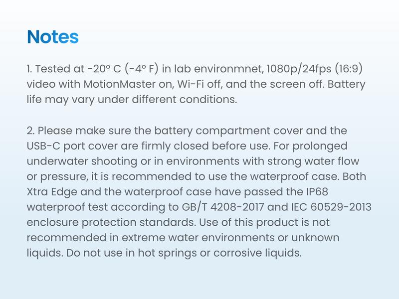 Xtra Edge Action Camera, 1/1.3" Sensor & 4K Cinematic Video, Hyper Stabilization, Waterproof Camera to 52 Ft, 3-Hour Battery, Universal Quick Mount, Vlogging Camera for Adventure Photography