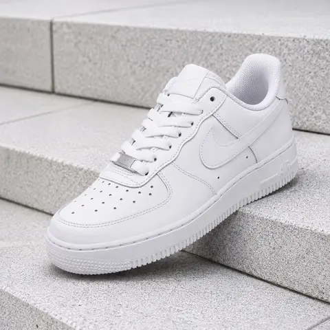 Nike Air Force 1 Low Triple White Women's Fashion Sneaker New