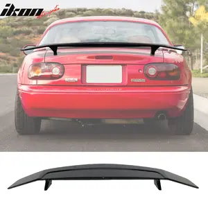 Rear Trunk Spoiler for Mazda Miata 1990-1997 IKON Type A Glossy Black ABS
