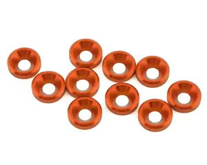 1UP Racing 3mm Countersunk Washers  (10) (Assorted Colors)
