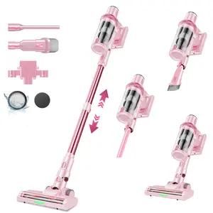 LIBINO 8-in-1 Cordless Vacuum Cleaner | 50Min — 48kPa Powerful Suction for Pet Hair, HEPA Filter & LED Display, Car, Carpets & Floors Cleaning, Wall Mountable