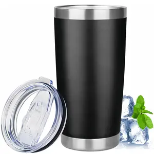 LMMAKE 20oz Tumbler with Lid Stainless Steel Double Wall Vacuum Insulated Tumblers Powder Coated Cups Travel Mug Keep Drinks Cold and Hot