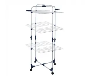 Lavish Home Clothes Drying Rack 3-Tiered Laundry Station